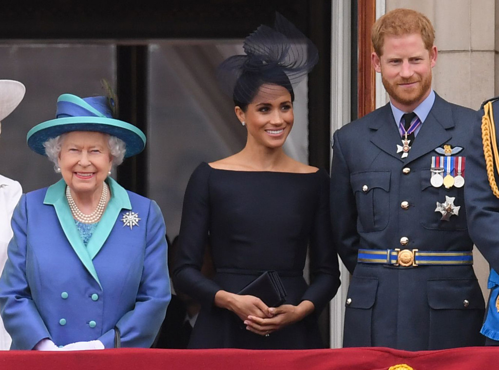 Queen Elizabeth, Meghan Markle, Prince Harry